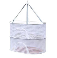 Étagère de rangement pliable multifonctionnelle 50 x 70 cm pour sécher les légumes, les poissons, les vêtements, etc.