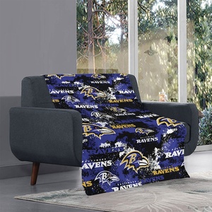 Fútbol Baltimore Ravens Throw Mantas Regalos, Football Lover Mantas para regalo, Team Fans Style Travel Blanket Gifts - Product Image 5