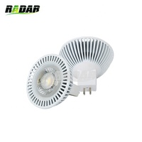 Éclairage radar Ampoules LED en aluminium gainé de plastique 3w 5w 7w Vente en gros Ampoule MR16 pour éclairage extérieur CRI 90 +