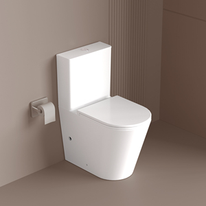 Juego de Inodoro JETMAN WC, Artículos Sanitarios, Inodoro de Cerámica para Baño, Color Blanco, Inodoro de Dos Piezas - Product Image 6