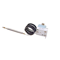 Thermostat capillaire électrique en acier Régulateur de température d'expansion de liquide pour usage domestique pour four à frire Air