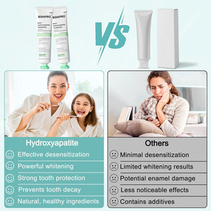 ELA Bạc Hà Hương Vị <span class=keywords><strong>Fluoride</strong></span> Miễn Phí Nano Hydroxyapatite Kem Đánh Răng Chống Khoang Làm Trắng Chăm Sóc Răng Miệng Cho Răng Nhạy Cảm Cho Người Lớn Trẻ Em - Product Image 6