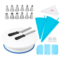 Kits de décoration de crème à la crème fouettée jetables en plastique en gros, outils de pâtisserie, cuisine, bricolage, glaçage, tuyauterie, reposteria, pâtisserie