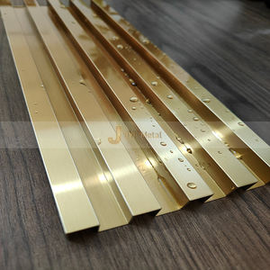 LL290 304 Grade Stainless Steel Contemporary Wall Trim Panel Elevator Cladding Apartment Protection Gold Fluted Panel Mirror - Product Image 2