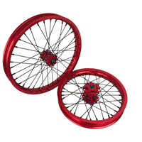 Jeu de roues 21 19 18 16 pouces avec moyeux et jantes en aluminium CNC pour moto électrique tout-terrain haute performance – Kit de mise à niveau de roues E-Moto
