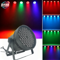 Luz LED Par RGBW de 54x3W con control DMX512 para escenarios, discotecas y eventos nocturnos