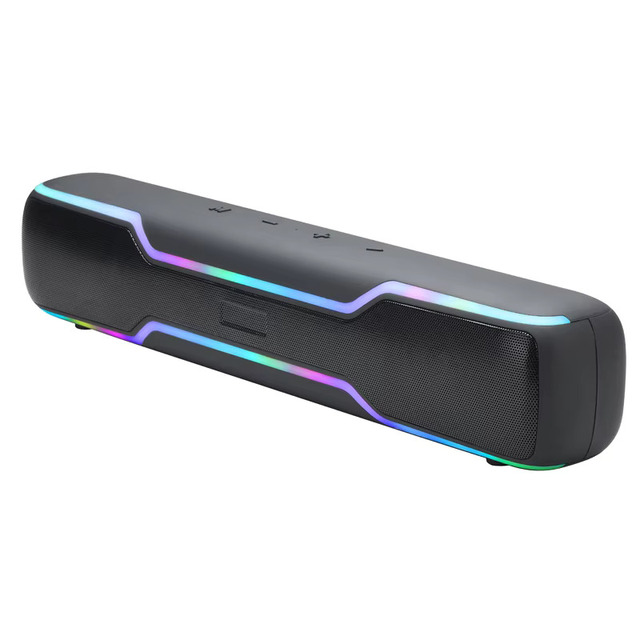 BT351 Home Theater Wireless Soundbar-Ideal for TV Gaming Music Computer, Dynamic RGB Light Effect, Custom 52mm Full-range Unit