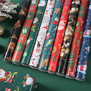 Papier cadeau de Noël Qibai papier couché épaissi papier d'emballage de boîte cadeau d'orignal d'<span class=keywords><strong>arbre</strong></span> de Noël - Product Image 2