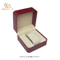 Boîte à montre en cuir de luxe Webest, boîte à montre simple en cuir, emballage cadeau pour montre