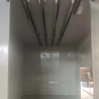 Cabine de peinture électrostatique à poudre avec système de récupération de poudre par impulsions et filtre à cartouche à 6 compartiments