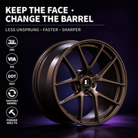 Jantes forgées en bronze à 6 branches, 2 pièces, 18 19 20 21 pouces, 5x112, 6061-T6 pour BMW M4, direct usine, alliage personnalisé, concave, à déport profond