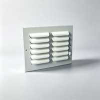 Unité de ventilation HVAC de haute qualité 6x6, grille de ventilation carrée réglable, design simple, pour salle de machines