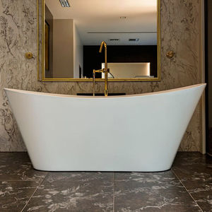 Bañera de inmersión interior/exterior de diseño apilado independiente de acrílico moderno con calefacción de inducción de esquina para hoteles bañera de hidromasaje de EE. UU. - Product Image 4