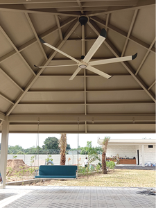 Vfans 2.5m 8ft DC động cơ hvls fan lớn Khối lượng không khí tiếng ồn thấp Quạt trần có thể điều chỉnh tốc độ quạt thông gió - Product Image 4