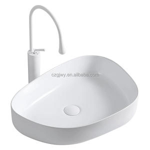 Petit lavabo pour salle de bain, comptoir, balcon, hôtel – Lavabo blanc pour le lavage - Product Image 1