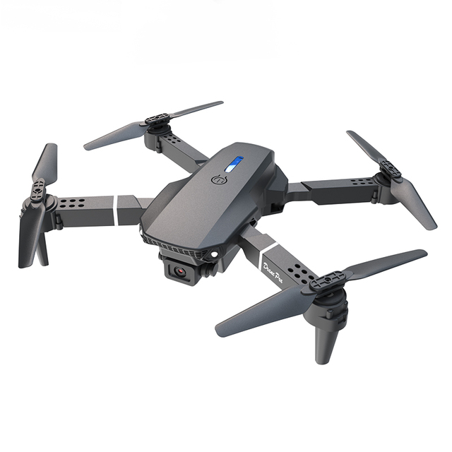 E88 PRO Screen Control Drone 4K Dual Camera Foldable RC Quadcopter Optical Flow Altitude Hold WiFi FPV 3D Flips for Beginners
