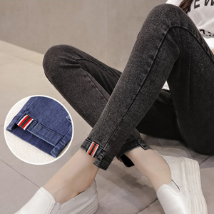 2020 commercio all'ingrosso di nuovo stile Personalizzato Di Maternità Dei Jeans Dei Pantaloni <span class=keywords><strong>Per</strong></span> I Vestiti di <span class=keywords><strong>Gravidanza</strong></span> Le Donne Incinte Vestiti Di Maternità Pantaloni - Product Image 3