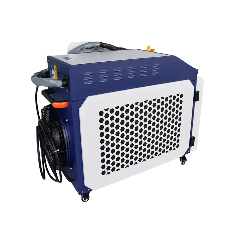 Machine de nettoyage laser à fibre 1500W de haute qualité pour tache d'huile/rouille/matériaux de revêtement/nettoyeur laser d'élimination des peintures