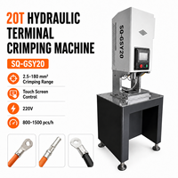 Machine à sertir hydraulique SQ-GSY20 20T 2,5-180 mm² avec réglage automatique des matrices par écran tactile pour le sertissage de cosses de câbles et de bornes robustes
