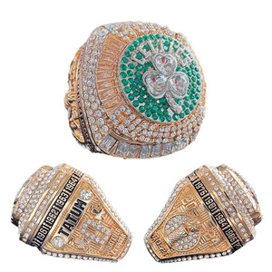 Anello Ufficiale del Campionato di Basket dei Celtics 2024, Anello Commemorativo in Lega d'<span class=keywords><strong>Oro</strong></span> per Uomo - Product Image 5
