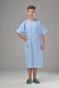Ciel blu infermiera tuta a manica lunga <span class=keywords><strong>abbigliamento</strong></span> <span class=keywords><strong>medico</strong></span> con cintura regolabile in vita Rayon taglia 3XL uniforme - Product Image 6