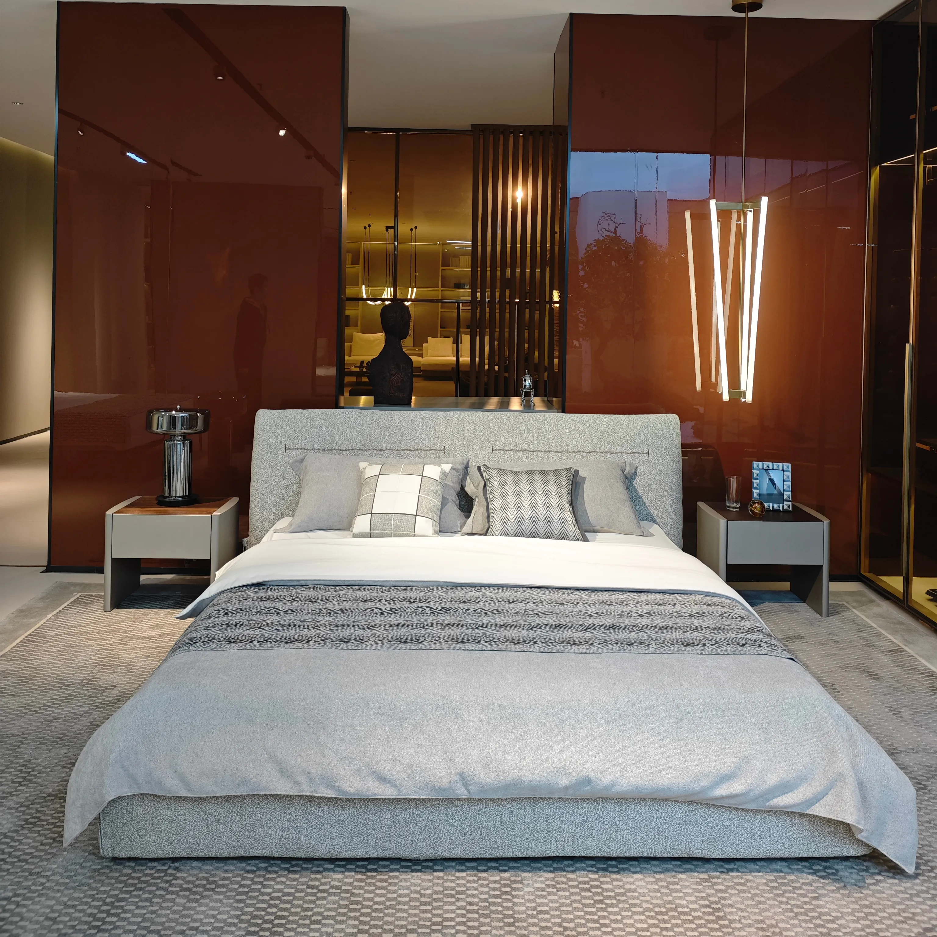 Fabriek Op Maat Gemaakt Hotel Luxe Kingsize Bed Modern Comfortabel Meubilair Slaapkamerbed