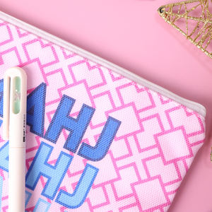 Borsa Cosmetica Portatile Personalizzata in Tela di Cotone Ecologica con Cerniera, Logo Personalizzato, Riutilizzabile, Multicolore, Promozionale per Articoli da Toilette - Product Image 2