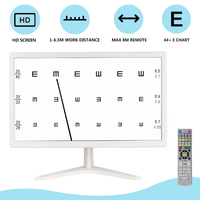 Layar Monitor Tes Mata Digital LED 19 Inci yang Dapat Dipasang di Dinding untuk Bagan Pengujian Ketajaman Penglihatan di Klinik Oftalmologi
