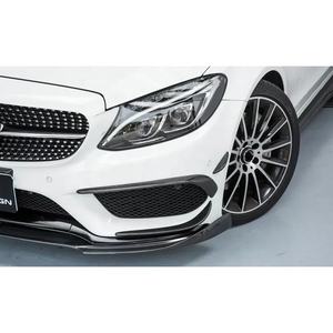 Pièce de voiture en Fiber de carbone, lames latérales, pare-chocs avant pour Mercedes Benz classe C W205 C43 <span class=keywords><strong>C63s</strong></span> AMG <span class=keywords><strong>2015</strong></span> + - Product Image 2