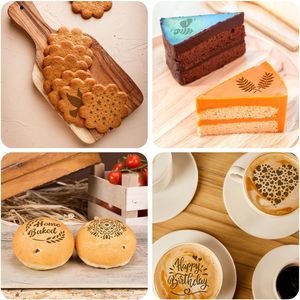 Set di 12 Stencil per Pane Artigianale, Stampi per Decorazione Pane, Kit per Cucina e Pasticceria - Product Image 3