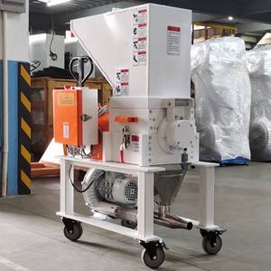 Fabbrica di macchinari in plastica di personalizzazione 1.5kw doppio strato in acciaio inox rosicchiando macchina frantoio lento per la lavorazione della plastica - Product Image 3