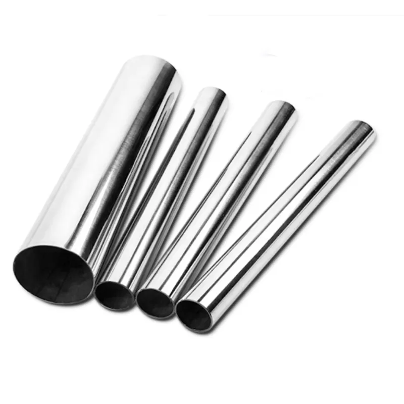 Customized 201 202 301 304 304L 321 316 410 Round Seamless Railing Stainless Steel Pipe Tube