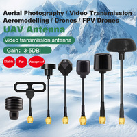 Antenne UAV à prix d'usine 5.8GHz 3DBI 5000-6000MHz 150mm RHCP/LHCP RP-SMA Antenne FPV pour pièce de drone FPV