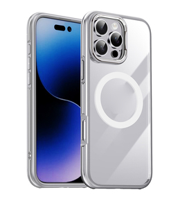 <span class=keywords><strong>2025</strong></span> mạ điện mạ chống sốc an toàn từ di động Bìa nam châm điện thoại rõ ràng trường hợp đối với iPhone 16 15 14 Pro Max - Product Image 4