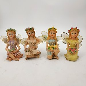 Artisanat né bébé Figurines résine personnalisée mode Mini fée ange nouveau mariage noël décoration de la maison - Product Image 3