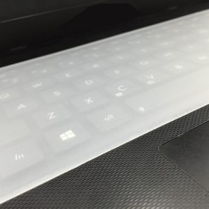Film de protection transparent en silicone ultra-fin anti-poussière et imperméable pour clavier d'ordinateur portable universel 13''-17'' - Product Image 3