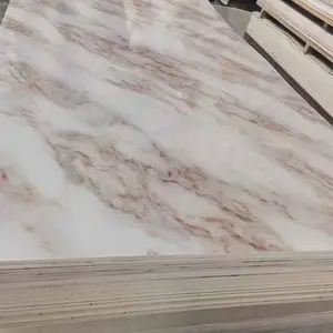 Oem Flex 1220Mm * 2440Mm Pvc Uv Marble Design Painel De Parede De Folha De Mármore Para Banheiro