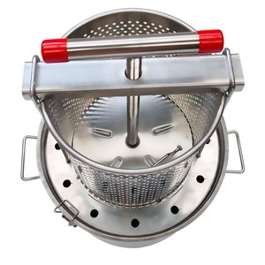Nouvelle presse manuelle en acier inoxydable pour miel et cire d'abeille, extracteur de cire d'abeille avec réservoir de miel BAIFENG BEE - Product Image 3