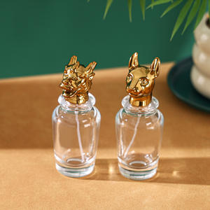 Flacon de parfum transparent à motif zodiacal, flacon distributeur de cosmétiques, flacon échantillon en verre avec pulvérisateur à pression, flacon vide - Product Image 2