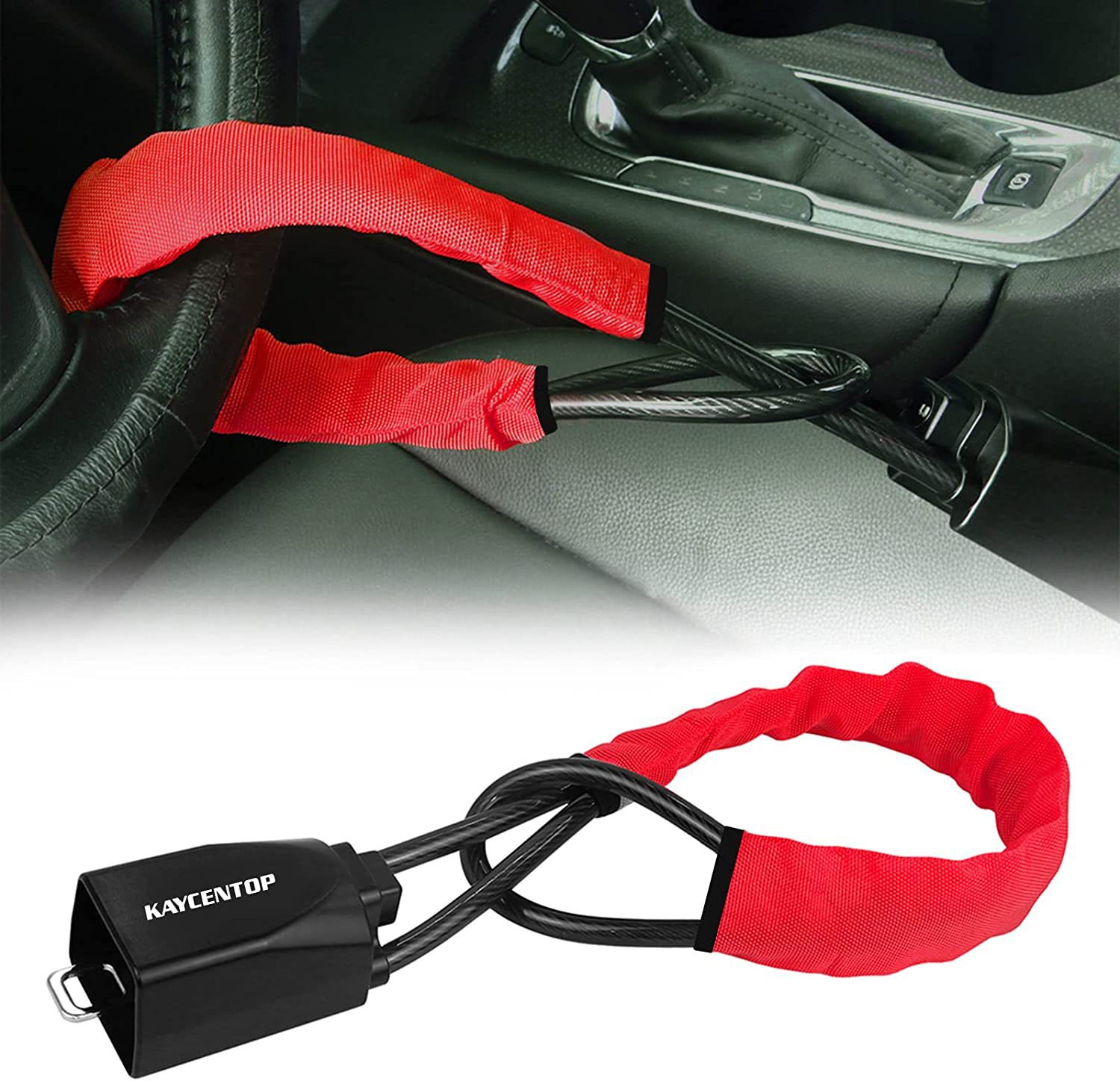 Qiyu QY-030 Anti-Theft Steering Wheel Lock - Heavy Duty Car Security Device