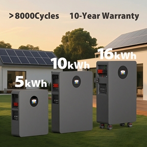 แบตเตอรี่ลิเธียมไอออน LITHTECH แบตเตอรี่พลังงานแสงอาทิตย์สำหรับเก็บพลังงาน 51.2V 100Ah 5Kwh 10Kwh 15Kwh แบบติดผนัง LiFePO4 แบตเตอรี่พลังงานแสงอาทิตย์ 48V - Product Image 2