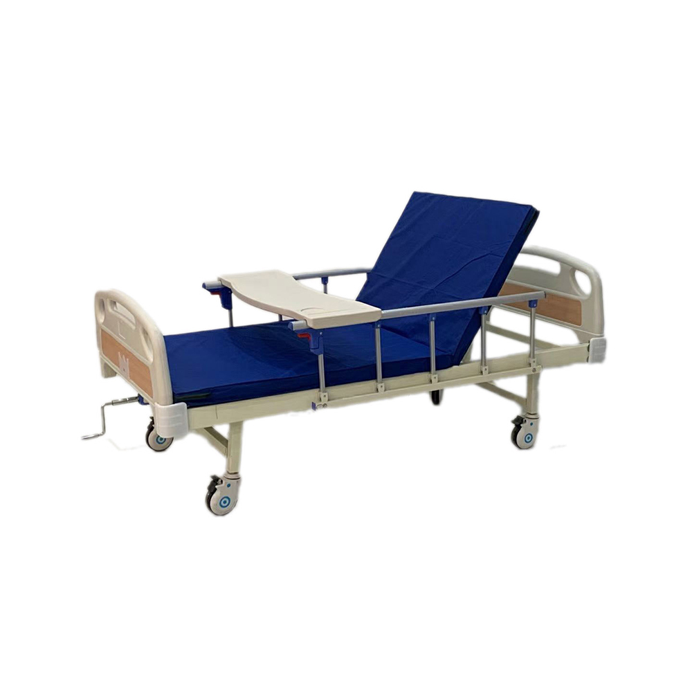 FarmaSino Good Price Hospital Beds For Sale Simple Folding Manual Hospital Bed With Hand Rail