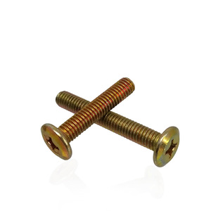 Tornillos para Muebles y Paneles de Yeso de Acero al Carbono Cincado, Métricos ISO M6 M8, Cabeza Plana Allen Phillips, Clase 8, Grado OEM/ODM - Product Image 3