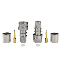 Connecteur N-C-J600 de type N mâle à sertir pour câble coaxial 600, fourni par l'usine