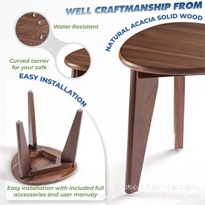 Wood Heart Wooden Bathroom <b>Stool</b> Brown <b>Low</b> Style Storage Footstool Shower Seat - Product Image 4