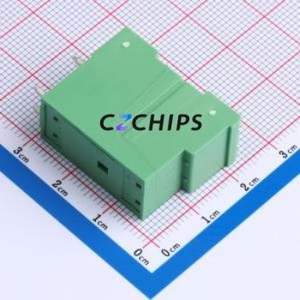 DB2ERH-5.08-2*2P-GN Plug-in Terminal Block Bent Lead Through Hole,P=5.08mm Board-to-Board / Socket - Closed 2x2P 5.08mm Green - Product Image 2