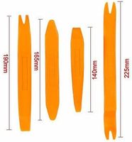 QEEPEI QGZ288 – Kit de 4 outils multifonctions de démontage de clips, 28 ensembles/carton, leviers universels en plastique pour démontage de portes de voiture