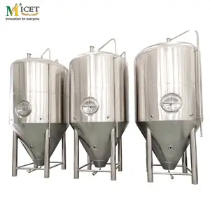 MICET mejor precio 5000L tanque de fermentación planta de elaboración de cerveza equipo de fermentación restaurante unitank de acero inoxidable para la venta