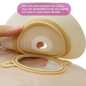 Profesyonel iyi yapışkanlı cilt bariyeri iki parçalı sistem ostomi çantası hidrokolloid gofret ostomi kılıfı flanş kolostomi torbaları - Product Image 5