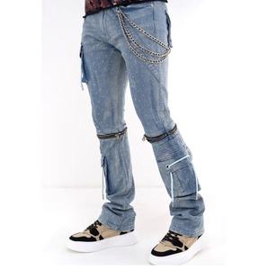 Vêtements pour garçons personnalisés : Pantalons en jean pour enfants de 2 à 10 <span class=keywords><strong>ans</strong></span>, pantalons en jean décontractés extensibles, jeans pour enfants et garçons - Product Image 5